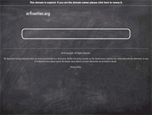 Tablet Screenshot of erfrontier.org
